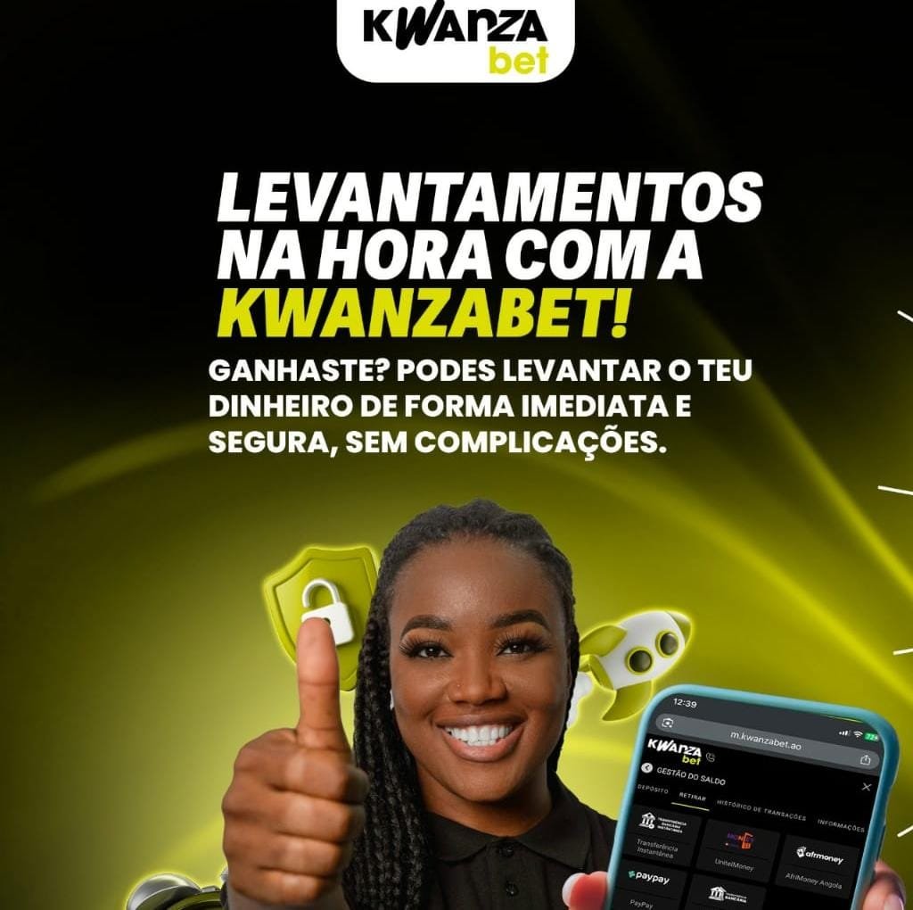 Pagamentos e levantamentos KwanzaBet